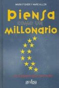PIENSA COMO UN MILLONARIO de FISHER, MARK  ALLEN, MARC 