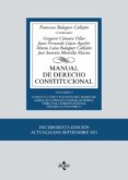 MANUAL DE DERECHO CONSTITUCIONAL. VOLUMEN I di BALAGUER CALLEJON, FRANCISCO 