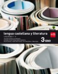 Portada de Lengua Castellana y Literatura 3º ESO Savia 2016 Trimestres