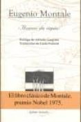 HUESOS DE SEPIA de MONTALE, EUGENIO 