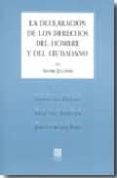 LA DECLARACION DE LOS DERECHOS DEL HOMBRE Y DEL CIUDADANO de JELLINEK, GEORG 
