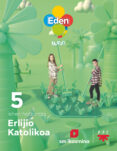 Portada de Religión 5º Educacion Primaria Eden Proyecto Revuela País Vasco Ed 202