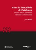 CURS DE DRET PBLIC DE CATALUNYA de RIDAO, JOAN 