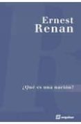 QUE ES UNA NACION de RENAN, ERNEST 