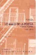 LO MALO DE LA POESIA Y OTROS POEMAS de COLLINS, BILLY 