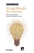 EL SIGNIFICADO DE INNOVAR de CASTRO MARTINEZ, ELENA #FERNANDEZ DE LUCIO, IGNACIO 