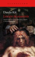 LECCION DE ANATOMIA de KIS, DANILO 