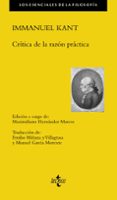 CRITICA DE LA RAZON PRACTICA de KANT, IMMANUEL 
