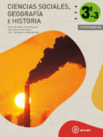 Portada de Ciencias Sociales 3º ESO - Extremadura. Libro del alumno