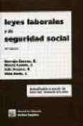 LEYES LABORALES Y DE SEGURIDAD SOCIAL (16 ED.) de BORRAJO DACRUZ, EFREN 