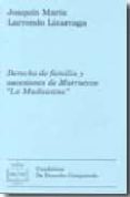 DERECHO DE FAMILIA Y SUCESIONES DE MARRUECOS LA MUDAWANA di LARRONDO LIZARRAGA, JOAQUIN MARIA 