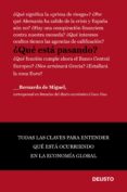 QUE ESTA PASANDO EN EL MUNDO? de MIGUEL, BERNARDO DE 