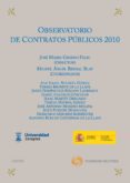 OBSERVATORIO DE CONTRATOS PUBLICOS 2010 de GIMENO FELIU, JOSE MARIA 