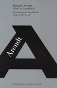 QUE ES LA POLITICA? de ARENDT, HANNAH 