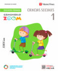 Portada de Ciencias Sociales 1 Comunidad de Madrid. Libro y act bienvenida (Comunidad Zoom)
