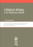 CODIGO PENAL Y LEY PENAL DEL MENOR (27 ED.) di VV.AA