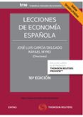 LECCIONES DE ECONOMA ESPAOLA 16 EDICION de GARCIA DELGADO, JOSE LUIS 