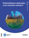 Portada de Matematicas Aplicadas 2º Bachillerato Medit Construyendo Mundos Catalu