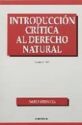 INTRODUCCION CRITICA AL DERECHO NATURAL de HERVADA, JAVIER 