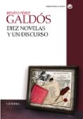 DIEZ NOVELAS Y UN DISCURSO de PEREZ GALDOS, BENITO 