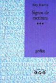 SIGNOS DE ESCRITURA di HARRIS, ROY 