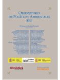 OBSERVATORIO DE POLITICAS AMBIENTALES 2013 de LOPEZ RAMON, FERNANDO 