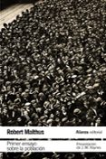 PRIMER ENSAYO SOBRE LA POBLACIN de MALTHUS, THOMAS ROBERT 