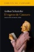 EL REGRESO DE CASANOVA de SCHNITZLER, ARTHUR 