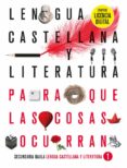 Portada de Lengua Castellana y Literatura 1º ESO Libro del Alumno Proyecto Fqlcp