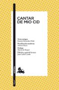 CANTAR DEL MIO CID de ANONIMO 