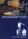 FORTUNA Y NEGOCIOS: FORMACION Y GESTION DE LOS GRANDES PATRIMONIO S (SIGLOS XVI-XX) de CASADO ALONSO, H.  ROBLEDO HERNANDEZ, R. 