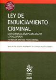 LEY DE ENJUICIAMIENTO CRIMINAL 25 ED 2017 di VV.AA. 