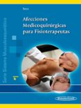 AFECCIONES MEDICOQUIRRGICAS PARA FISIOTERAPEUTAS de SECO CALVO, JESUS 