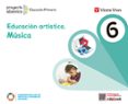 Portada de EDUCACION ARTISTICA MUSICA 6 (PROYECTO ABANICO)