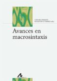 AVANCES EN MACROSINTAXIS di VV.AA. 