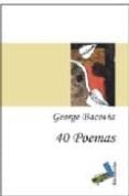 40 POEMAS di BACOVIA, G. 