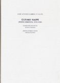 ULTIMO NAIPE (POESIA COMPLETA, 1970-1990) de GABRIEL Y GALAN, JOSE ANTONIO 