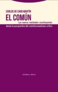 EL COMUN de CABO MARTIN, CARLOS DE 