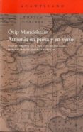 ARMENIA EN PROSA Y VERSO de MANDELSTAM, OSIP 