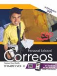 PERSONAL LABORAL CORREOS: TEMARIO (VOL. II) di VV.AA. 