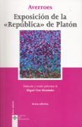 EXPOSICION DE LA REPUBLICA DE PLATON (6 ED.) de AVERROES 