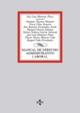 MANUAL DE DERECHO ADMINISTRATIVO LABORAL de MONEREO PEREZ, JOSE LUIS  GARCIA JIMENEZ, MANUEL 