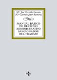 MANUAL BASICO DE DERECHO ADMINISTRATIVO SANCIONADOR DEL TRABAJO de CERVILLA GARZON, MARIA JOSE JOVER RAMIREZ, MARIA DEL CARMEN 