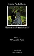 MEMORIAS DE UN SOLTERON di PARDO BAZAN, EMILIA 