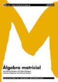 ALGEBRA MATRICIAL de GAMBOA, JOSE MANUELRODRIGUEZ RODRIGUEZ, Mª BELEN