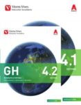 Portada de Geografia E Historia 4º ESO Bimestral Aula 3D Ed 2016 Castilla Leon