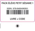 Portada de PETIT SESAME 1 ELEVE + COD ACCESO