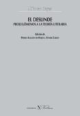 EL DESLINDE de REYES, ALFONSO 