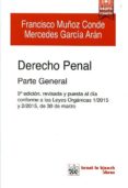 DERECHO PENAL PARTE GENERAL 9 EDICION 2015 di MUOZ CONDE, FRANCISCO 