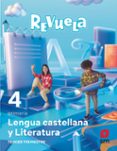 Portada de Lengua Castellana 4º Educacion Primaria Trimestres Proyecto Revuela Ed
